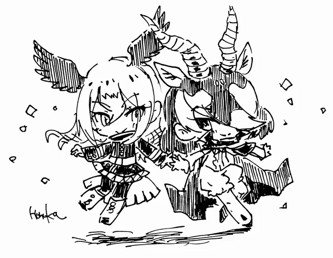 もちっと2人フレンズ
#けもフレ
#けものフレンズ 