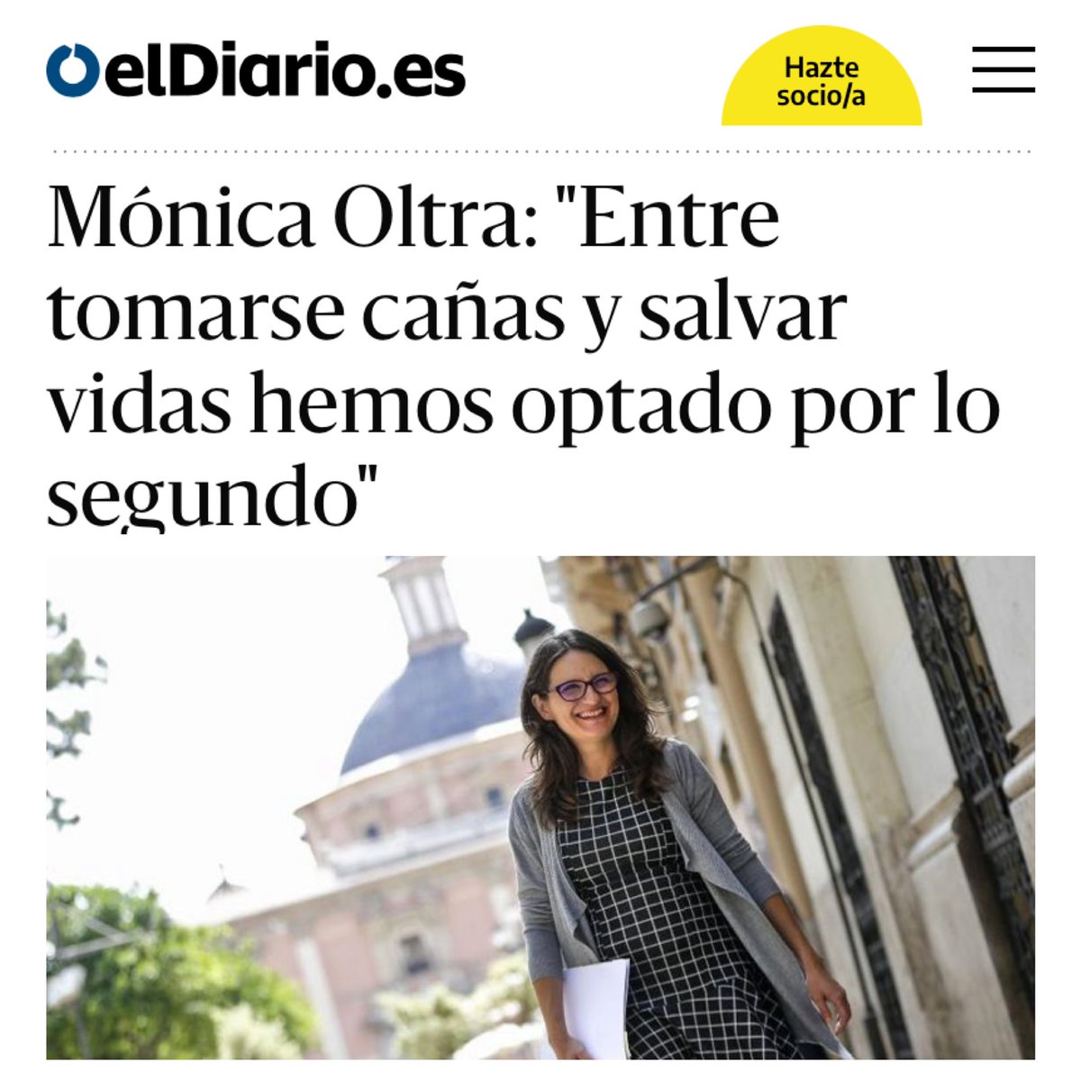 Tonicanto1's tweet photo. Mónica Oltra: “Entre tomarse cañas y salvar vidas hemos optado por lo segundo". 🤦‍♂️ https://t.co/1fOwRzEtFa