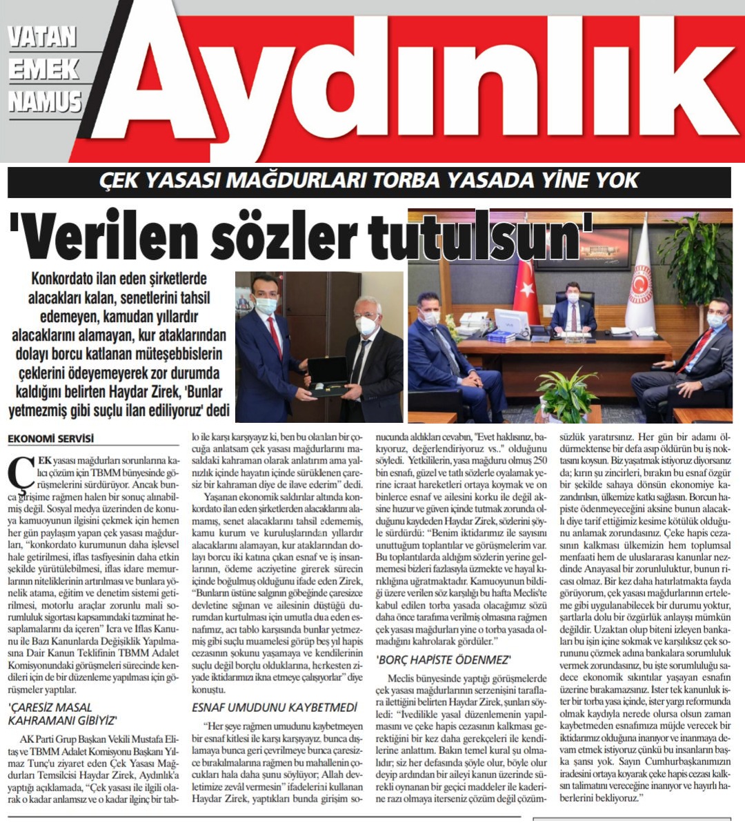 haydarzirek09's tweet photo. Bir esnaf düşünün;

Senet alacağını, Fetöcu ve Konkordatocudan alacağını alamıyor, kur artışından borcu 2'ye katlanıyor ve çekini ödeyemiyor
👉Üstüne Pandemi

ADİL OLALIM
#CekeHapisCezasıKalksın

@RTErdogan @BY @nurettincanikli @mahirunal @mustafaelitas @abdulhamitgul @yilmaztunc https://t.co/mQPTuzLoWD