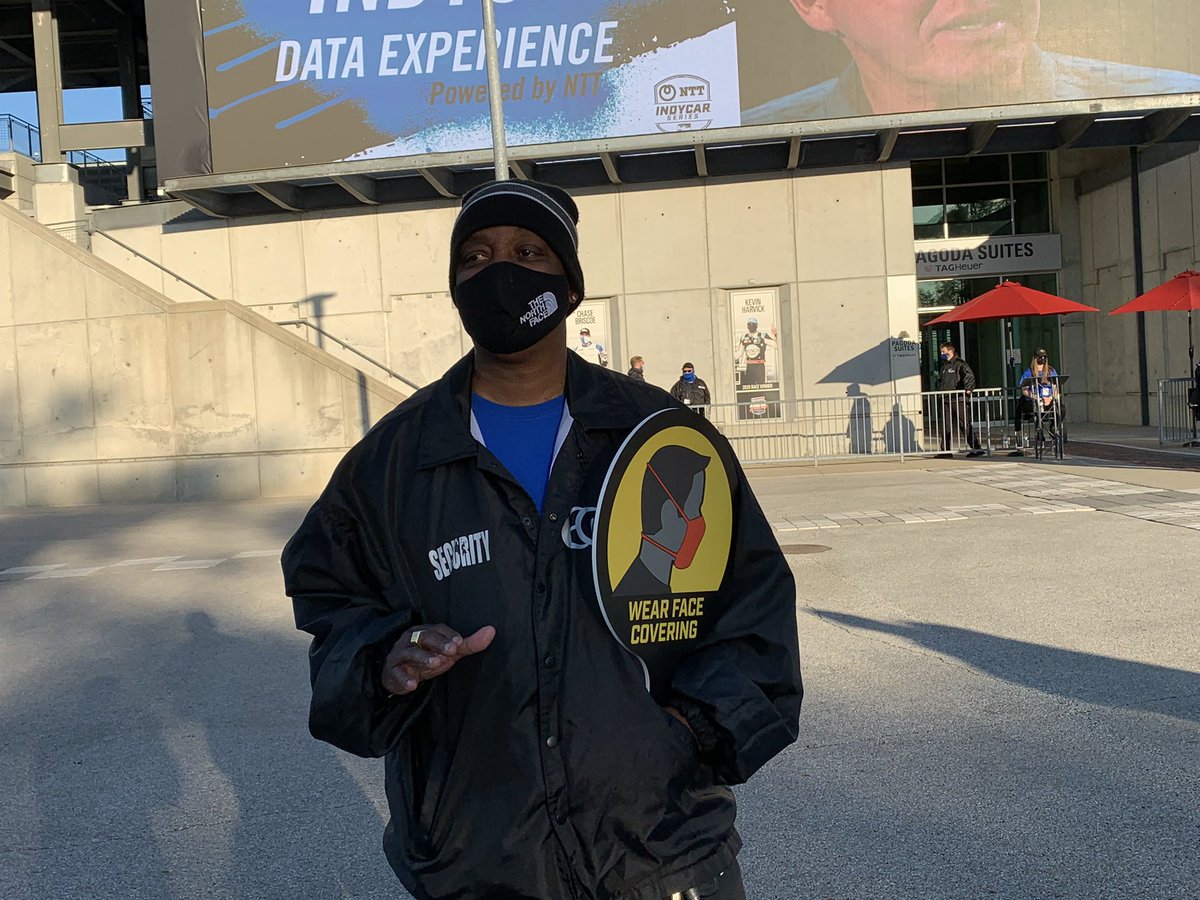 Masks are required at the Indianapolis Motor Speedway. Hundreds of mask ambassadors are encouraging fans to follow the rules <a href="/WTHRcom/">WTHR.com</a>