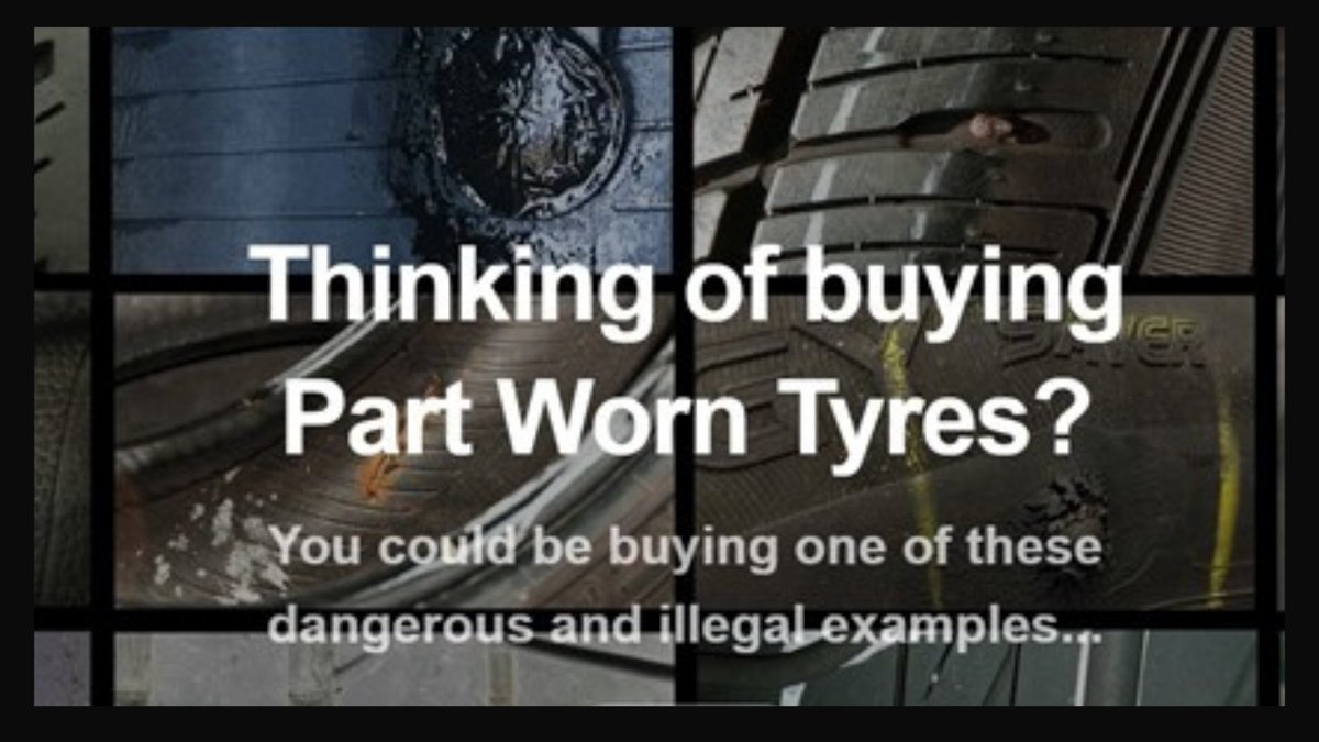 Tyresafe's tweet photo. Many drivers buying part worn tyres do so in the belief that they offer better value for money compared with new tyres. However, this isn’t necessarily so, and buyers should consider the cost per mm of useable tyre, rather than just the initial purchase price. https://t.co/HVjx5Zfwst