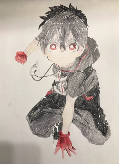 小6の子が描いた絵が上手い#イラスト #怪物事変 