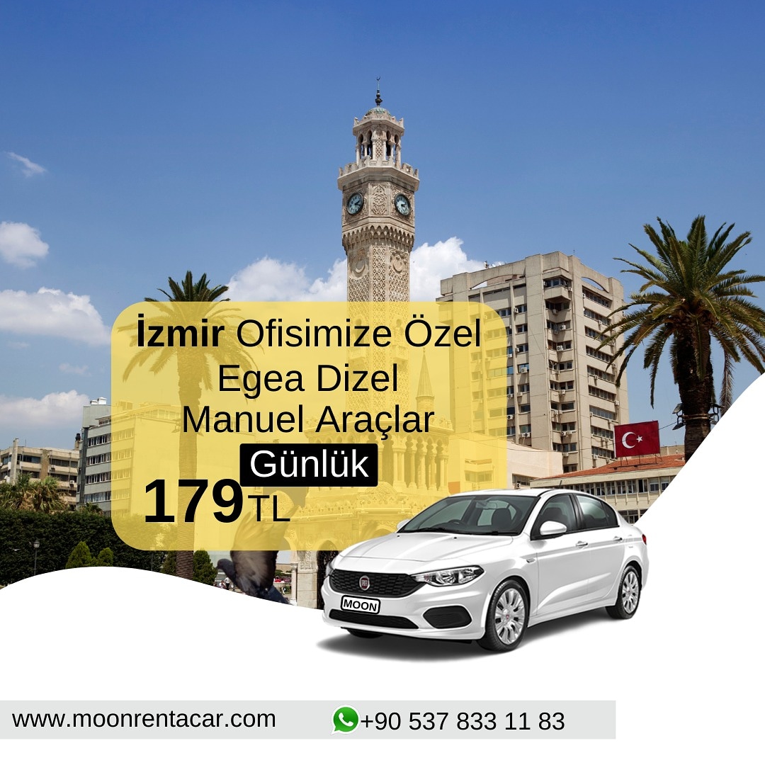 #moonrentacar 'dan Avantajlı fiyatlar Haziran ayında devam ediyor! FIAT Egea 179TL. 

1 - 30 Haziran arası geçerlidir 

#rentacar #carrental #arabakiralama #kiralıkaraç #seyahat #tatil #haziran #yaz #transfer #travel  #autovermietung #adnanmendereshavalimanı #turkey #i̇zmir