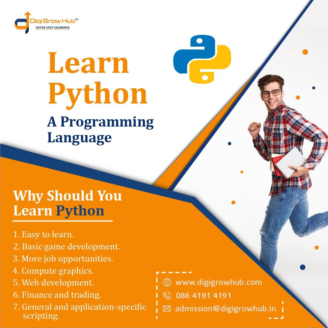 Digigrowhub1's tweet image. Wanna enhance your career in coding?
Then it's time to learn python. 💻😇
Join Now with Digigrowhub 🤩
#growwithdigigrowhub #learnpythonlanguage #learnpythononline #learnpythoneasyway
#learnpythonfromscratch
#pythoncoders #codingmadeeasy #codingonlinecourse #codingonlineclass