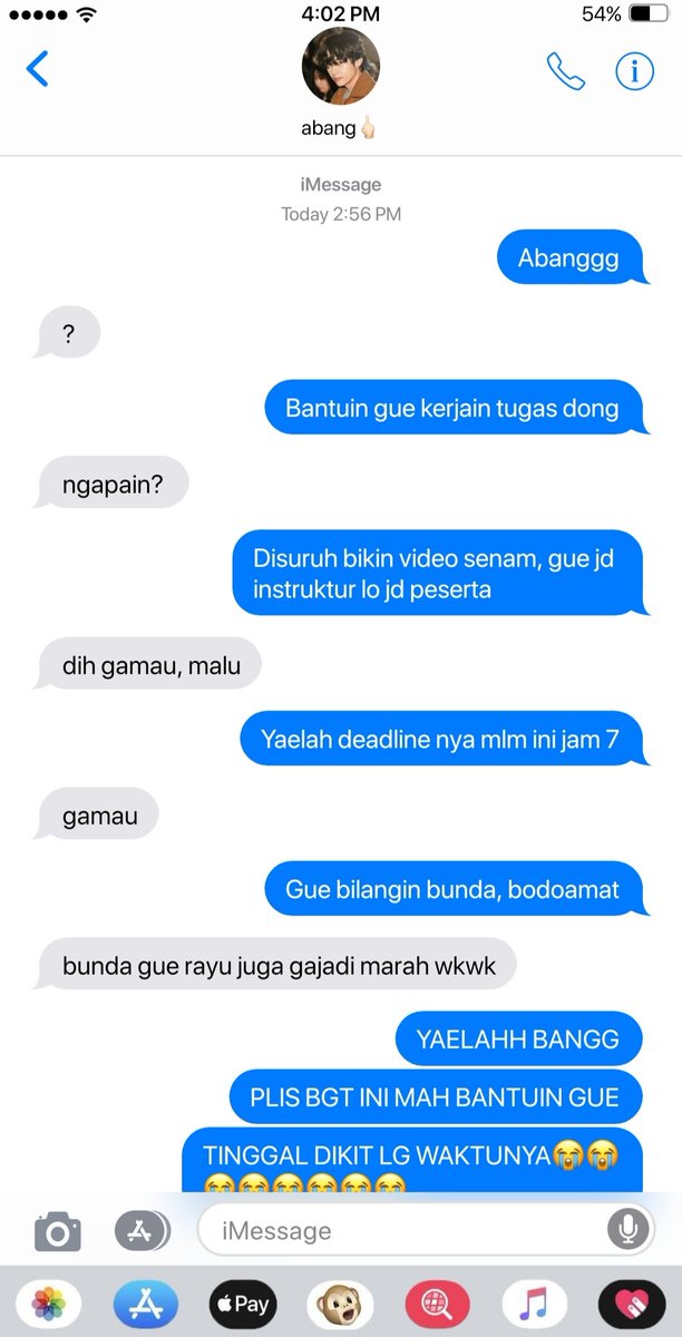 armyhaluzone2's tweet photo. [Ahz] "Nanti video senam nya gue share ke pacarnya ahh wkwk"

 https://t.co/alVSyF8xcR