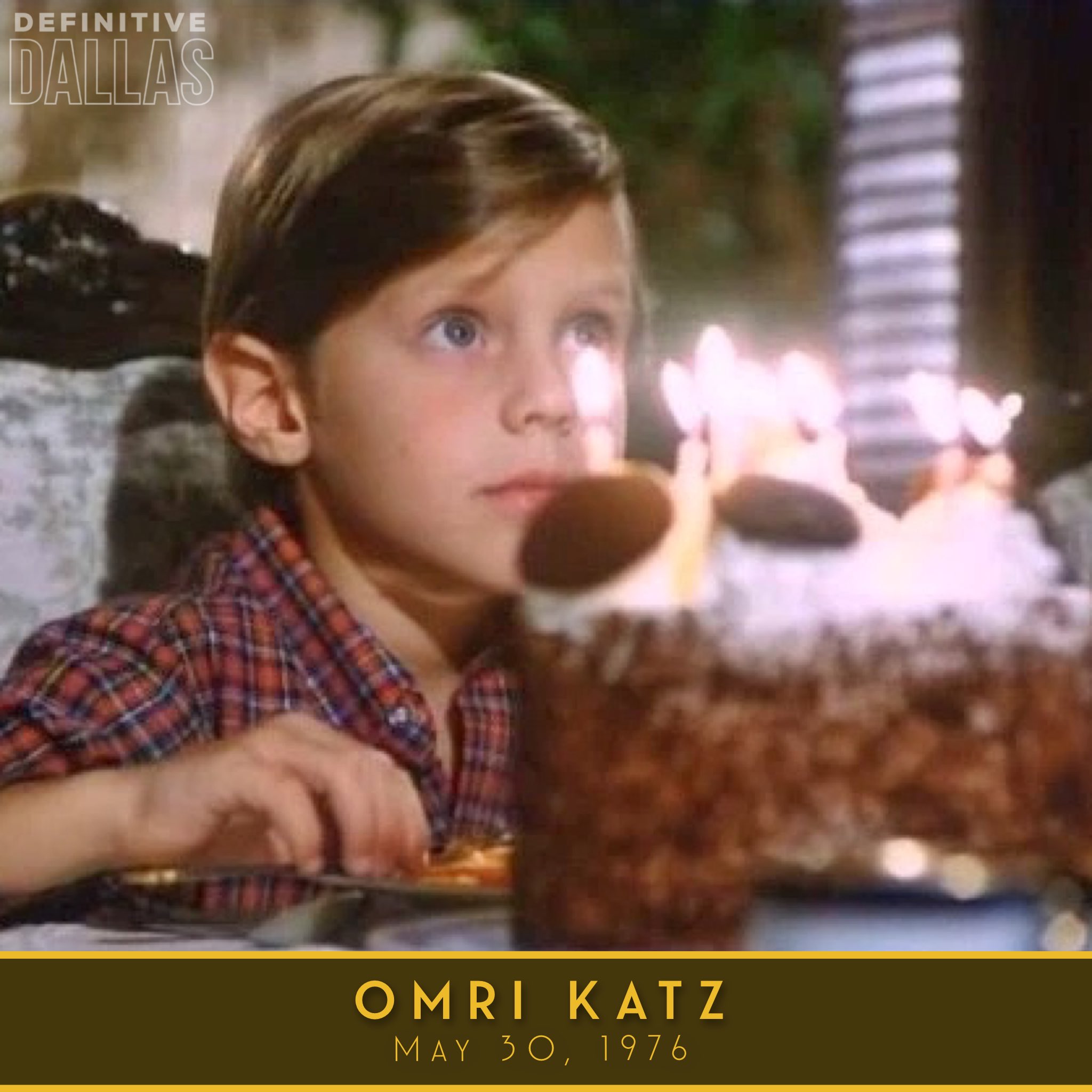 Wishing happy birthday to Omri Katz today! 