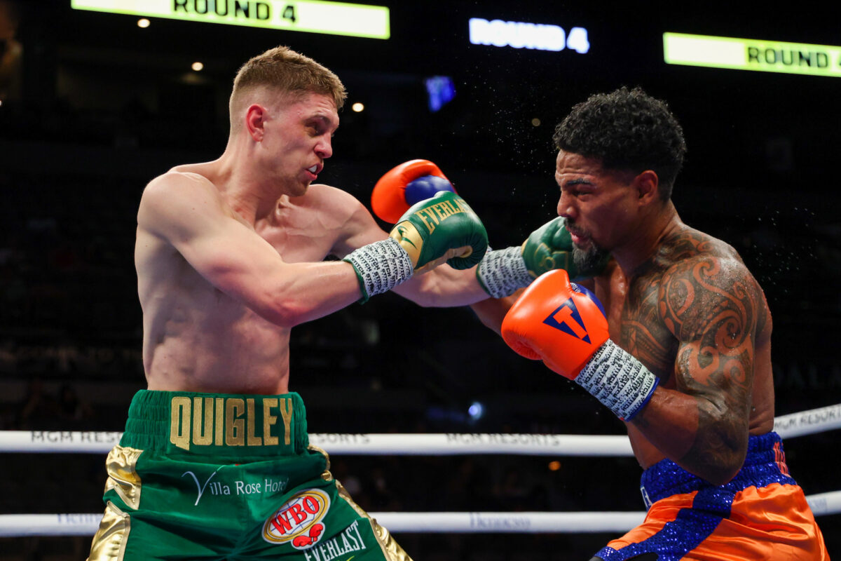 Watch See the highlights as Jason Quigley defeats Shane Mosley Jr