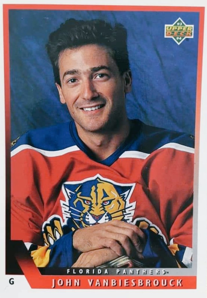 John Vanbiesbrouck Florida Panthers Upper Deck Card @FlaPanthers #FlaPanthers #NHL https://t.co/tBXrU5nvi0