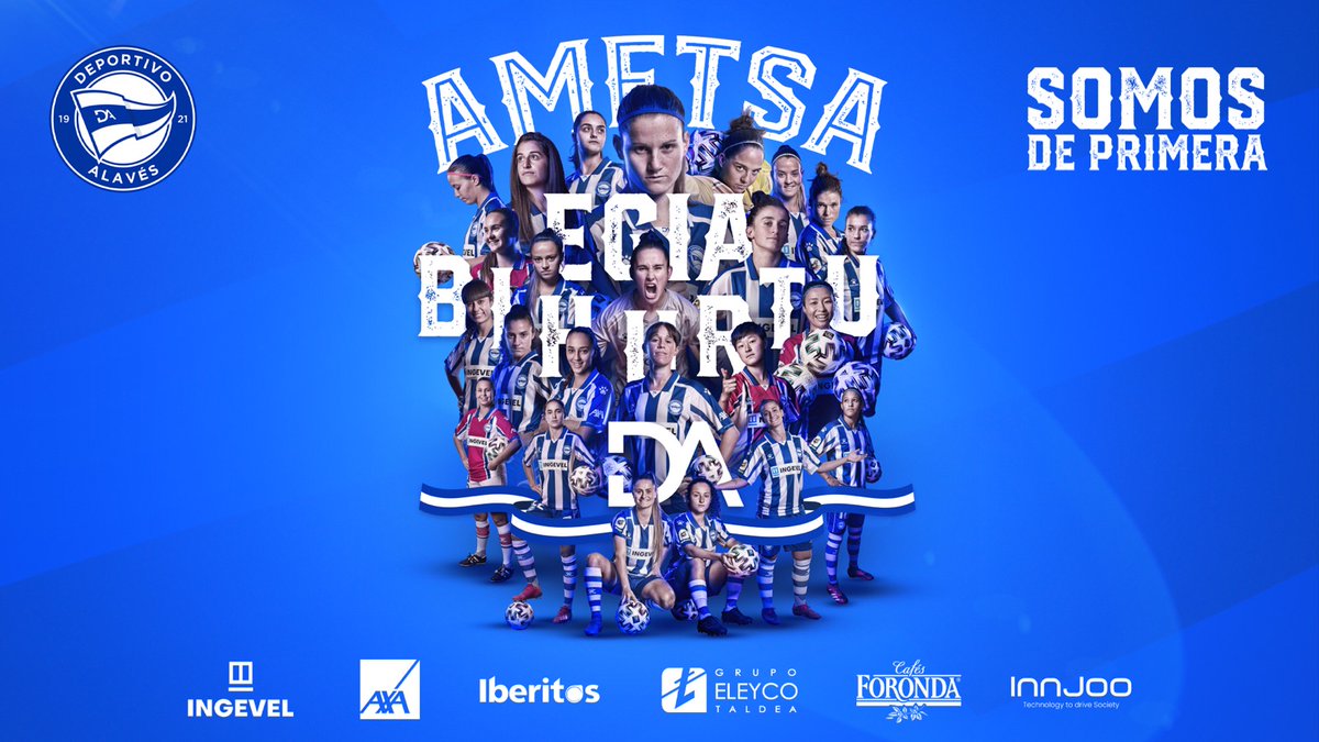 Alaves's tweet photo. 💙 𝐒𝐎𝐌𝐎𝐒 𝐃𝐄 𝐏𝐑𝐈𝐌𝐄𝐑𝐀 💙

💙 𝗔𝗠𝗘𝗧𝗦𝗔 𝗘𝗚𝗜𝗔 𝗕𝗜𝗛𝗨𝗥𝗧𝗨 𝗗𝗔 💙

#GoazenGloriosas 🦊 https://t.co/3AgaClvFLX