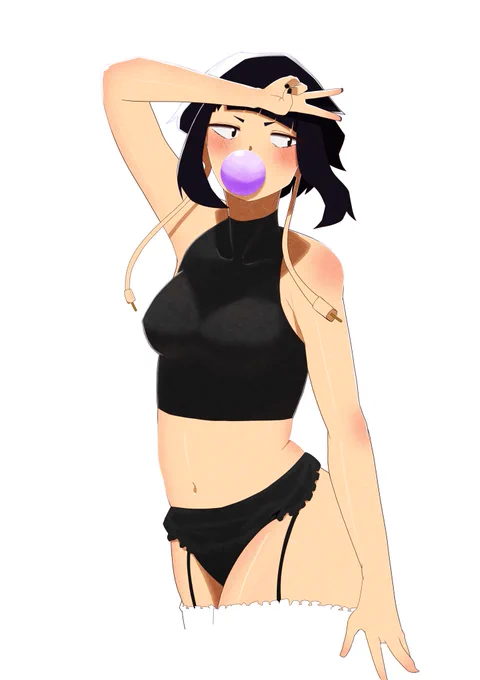 耳郎ガーター
#ヒロアカ 