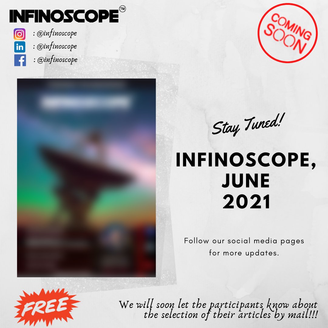 infinoscope's tweet photo. Stay Tuned🥳🤩

@infinoscope 
@NASA @isro @DRDO_India @elonmusk @esaspaceflight @BBCScienceNews @newscientist 

#science #ScienceTwitter #TwitterIndia #NASA #SpaceX #infinoscope https://t.co/IRBUfSAHd5