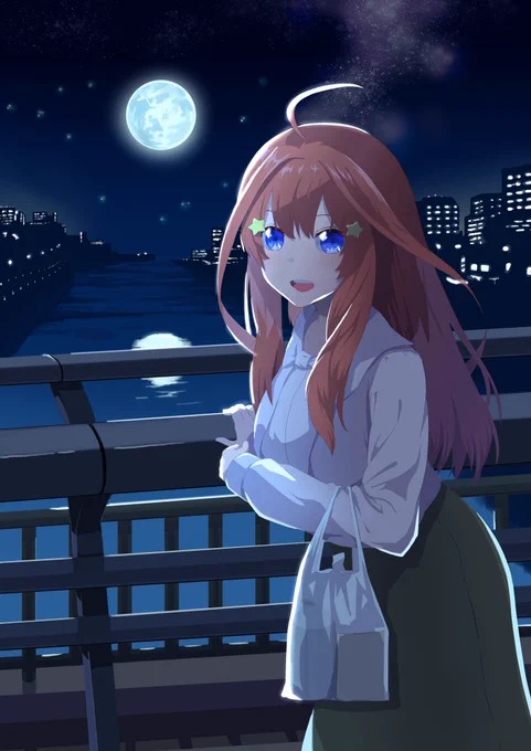 夜中の五月ちゃん。
#五等分の花嫁 #中野五月 