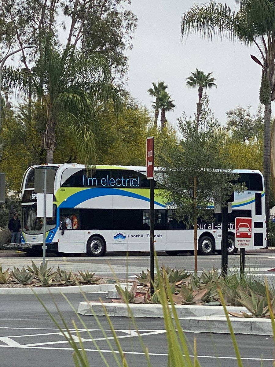 BuildHousesCA's tweet photo. @FoothillTransit saw your new double decker yesterday outside the West Covina office. Canβt wait to take it for a spin one day! π #FoothillTransit #ElectricBus #DoubleDecker https://t.co/vraf5S5Lvp
