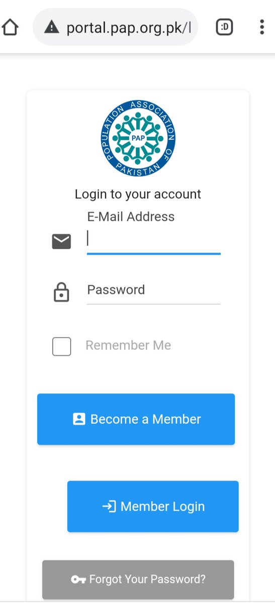 PopulationPap's tweet photo. PAP Members Portal:
https://t.co/B31wtZG50d
Login: your email id
Password: Inbox to get your password
Pl change password
Update your profile and save.
Thanks and regards
email: pap@pap.org.pk - eo.papoffice@gmail.com https://t.co/THsQS35eyY