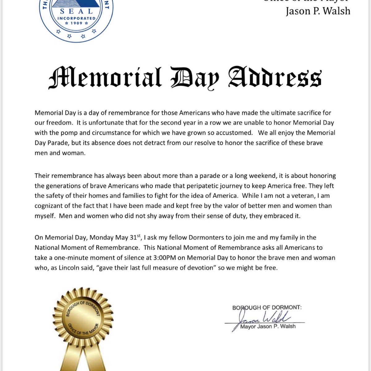 Mayor Jason Walsh (@dormontmayor) on Twitter photo 