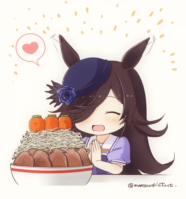 デフォルメ #今月描いた絵を晒そう #ウマ娘 