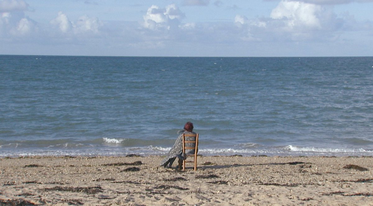 Criterion's tweet photo. On Agnès Varda's birthday, we're spending the day celebrating the fiercely independent, restlessly curious visionary whose work was at once personal and passionately committed to the world around her. 💜 🌊 🎞️ 📹 🌻 https://t.co/QJ3nZ2Hmsl