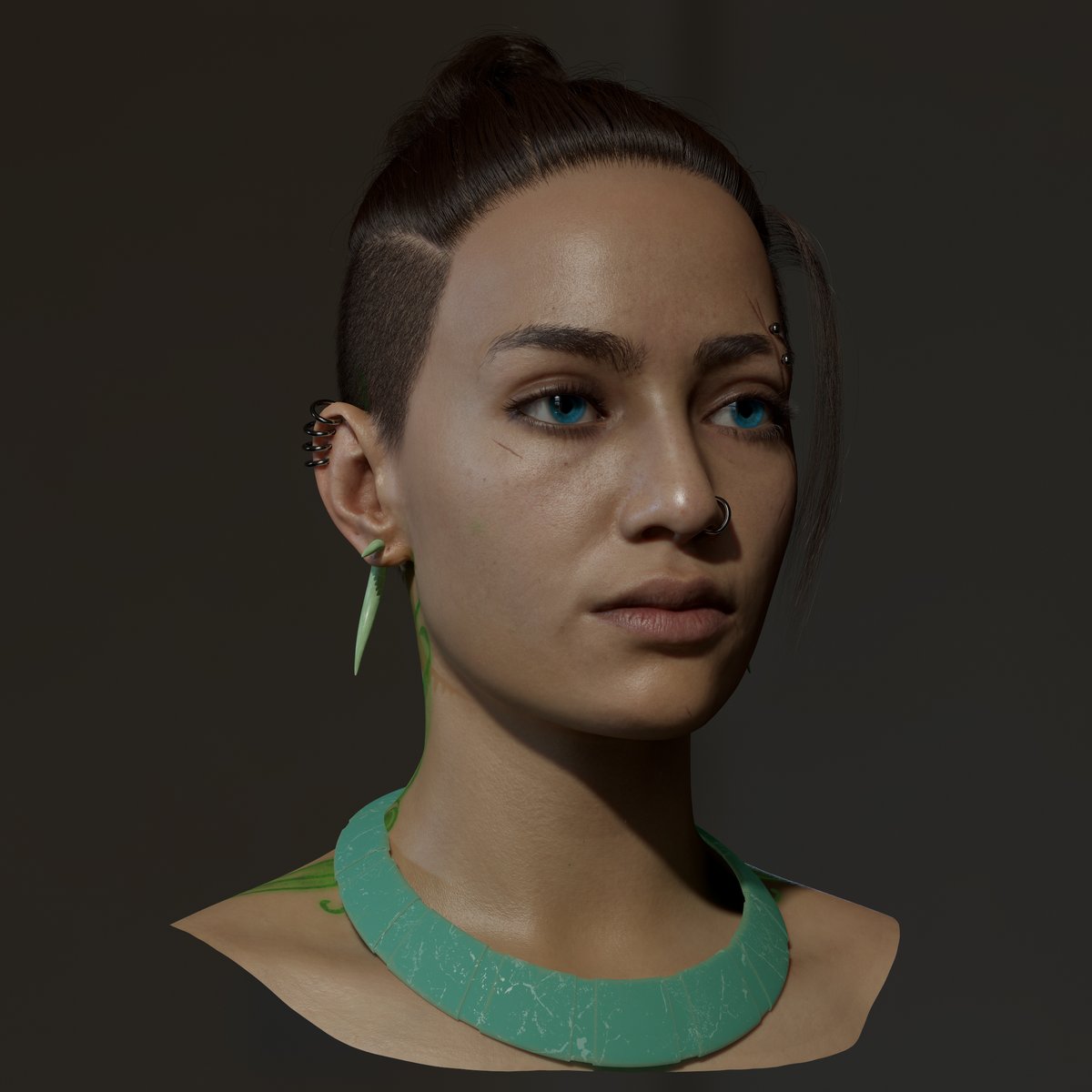 Vertex_FX's tweet photo. Hair pass on my Beau!  I really loved how her character evolved this campaign!  Marisha did such a good job with her!  Cant wait to see what they come up with next campaign. #CriticalRole #CritRoleFanart #beauregardlionett #marisharay https://t.co/pgCyKYjeOP