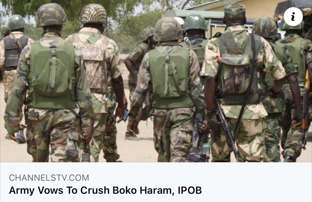 MaziNnamdiKanu's tweet photo. Crush indeed. While Fulani herdsmen, Fulani bandits and ISWAP are seen as legitimate stakeholders in this #FULANI govt. of terrorists. Only Fulani see IPOB as a threat. But be rest assured that Almighty God will disgrace your army of darkness in the East. 

2021 is not 1967! https://t.co/vooTKFDzia