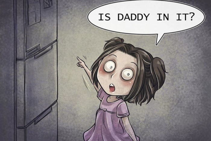 HyperboreanWulf's tweet photo. Quick Horror Story
#ComicTime https://t.co/NhTQJQ5ACy