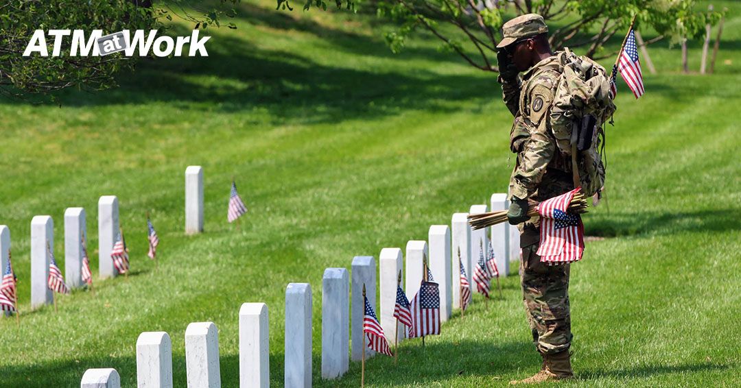 ATMatWork's tweet image. “A hero is someone who has given his or her life to something bigger than oneself.” As we prepare to celebrate Memorial Day, let us all pause to honor the heroes who gave it all up so we can be free. 
#humanresources #employeebenefits #atmatwork #atm #workplaceatm