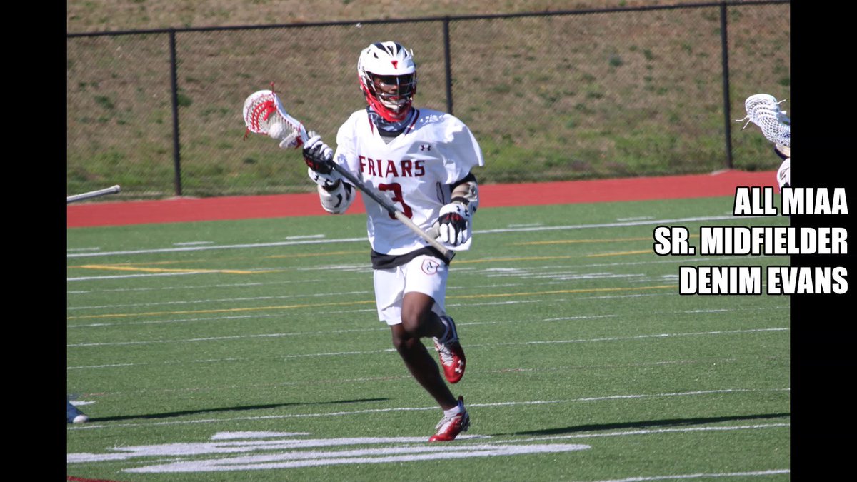 curleylacrosse's tweet photo. Congratulations to Sr. Mid, @denimevans9 for earning All-Conference honors this spring! Denim is an explosive two-way midfielder headed to @BatesLacrosse #alwaysafriar #GoFriars @CurleyAthletics @CurleyHS https://t.co/M9H6nuNOip