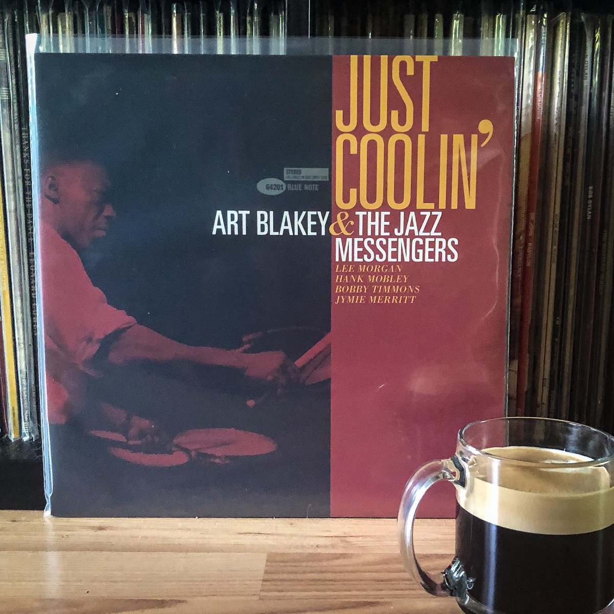 FirstSpinsFree's tweet image. Just coolin’ this morning before we meet the day. Slowly but Surely adding to my Art Blakey collection with some help from @zaprecords the home of Jazz in Kingston. 
==========================
Whats Spinning: Just Coolin’
Artist: Art Blakey 
Label: @bluenoterecords 
Year: 2020