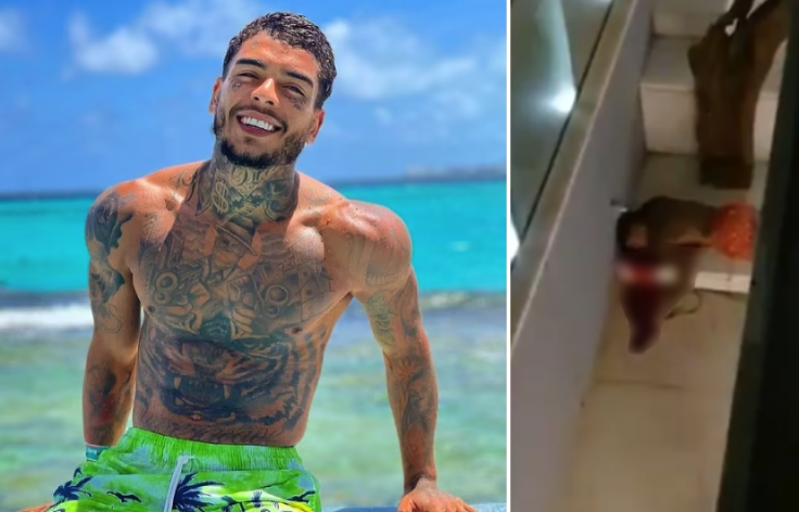 y1025fm's tweet photo. Brazilian rapper falls to death running away from threesome scene

The situation surrounding MC Kevin’s death is still the talk of the internet as the Brazilian rap star fell from a hotel balcony after having a threesome, which he heard a knock on the door &amp; thought was his wife. https://t.co/U6P6bQF3SM