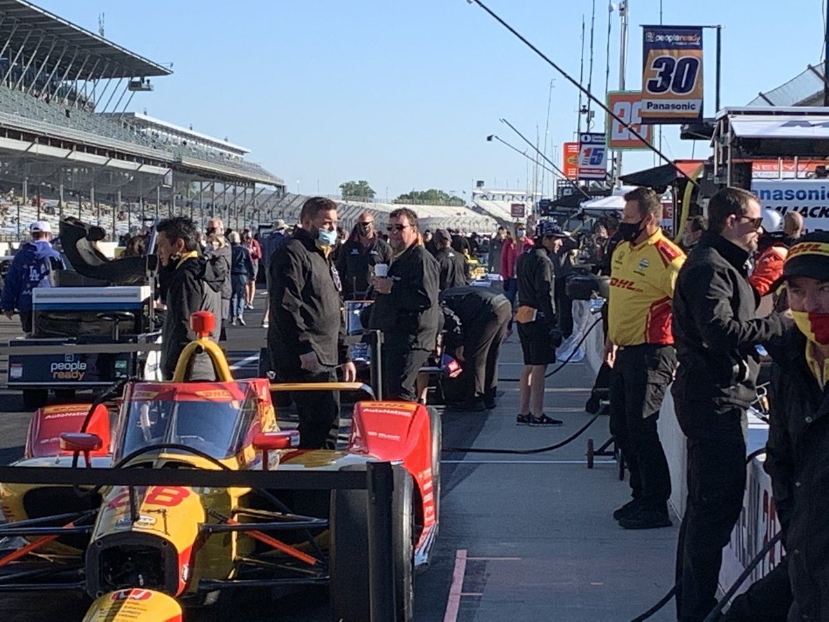 The pits are full of tourists like me :-) as well as race teams as they prepare for the 500. <a href="/WTHRcom/">WTHR.com</a>