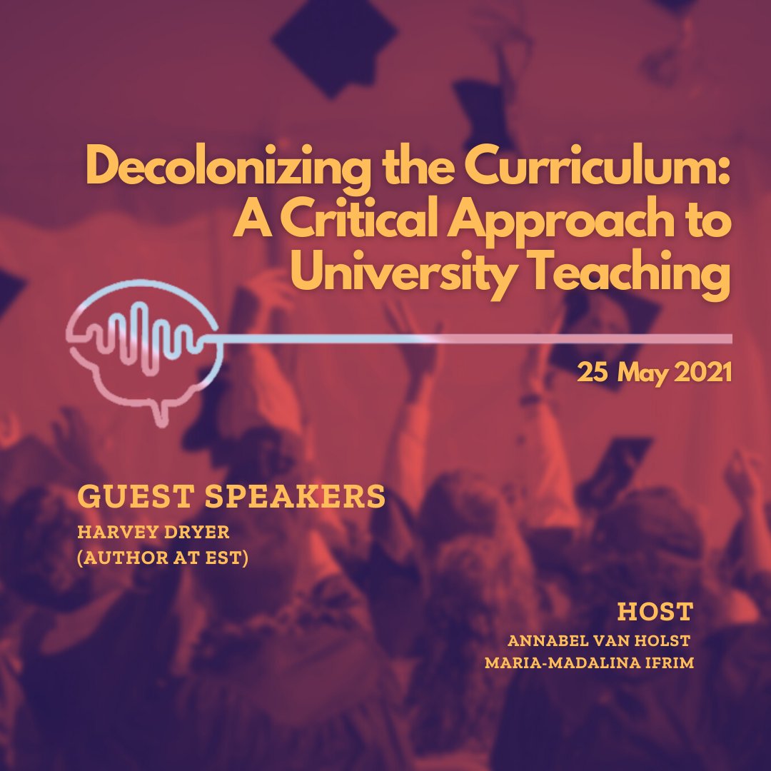 Closing this week with a quick reminder of the most recent episode of our #podcast series!

On the 25th of May, Harvey discussed the ways of achieving racial equality within universities.

Willing to hear more?
👉t.ly/Zdix