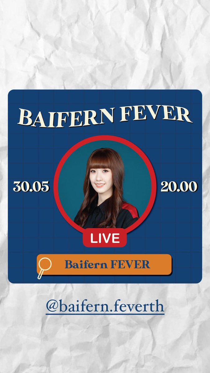 Chanon_13AM's tweet photo. 19.00
#FeverTH #FeverLive #BaifernFever https://t.co/JTdcbJ0iMy