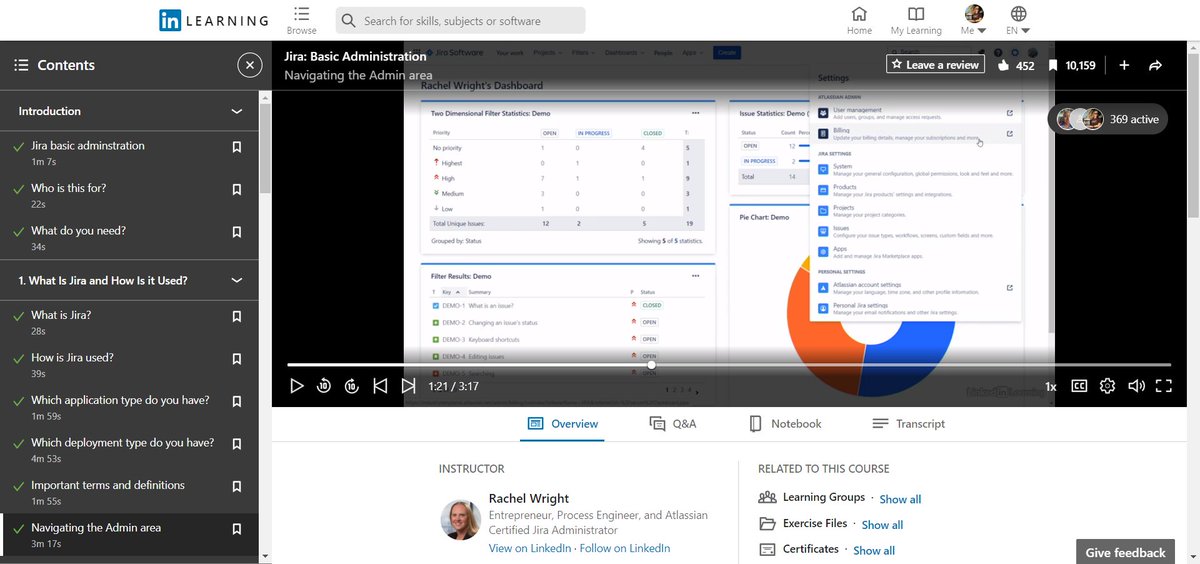 rlw_www's tweet image. May 31 is the last day to take my #Jira basic admin course for FREE!  Do it now, get your certificate, and be ready for my advanced course launching soon!  linkedin-learning.pxf.io/YMrPj #jiraadministration #LinkedInLearningInstructor, #Atlassian, #linkedinlearning, #alwaysbelearning