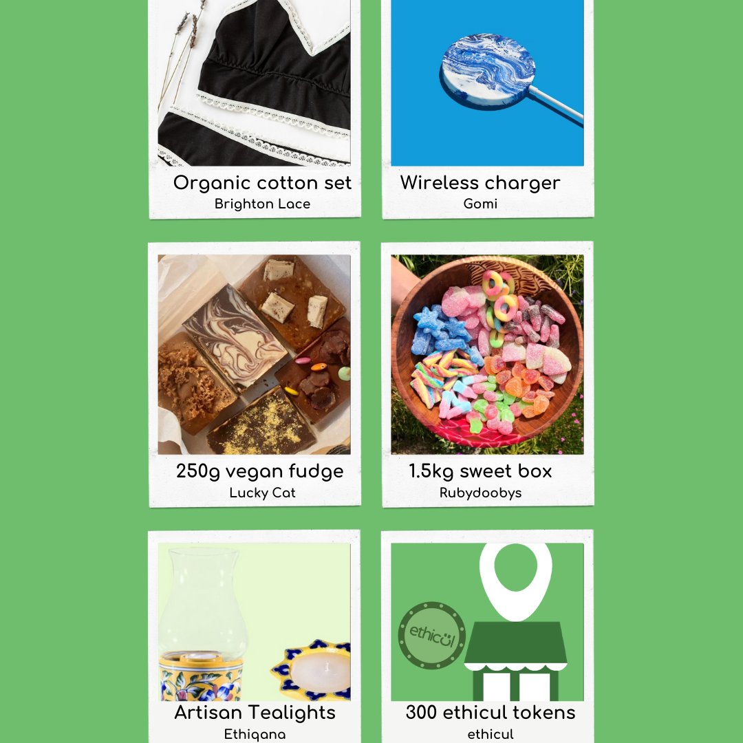 Help us raise funds for India’s Covid-19 crisis &amp; be in the running to win all of these incredible prizes!

How to enter:
⭐️ Donate £5 to @ethiqana Help for Artisan Heroes Crowdfunder
crowdfunder.co.uk/help-for-artis…
⭐️ Provide your name in the donation