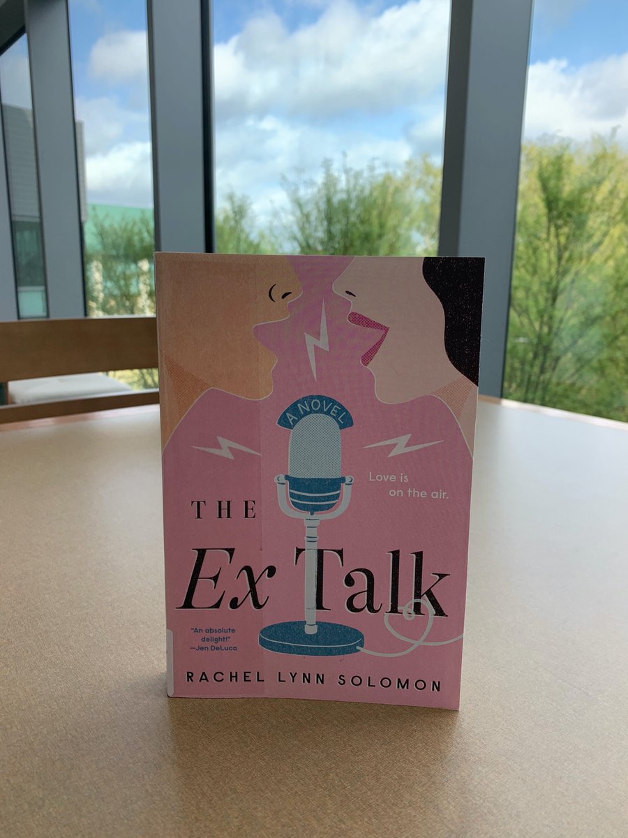 ebrpl's tweet photo. #SundaySelection 𝙏𝙝𝙚 𝙀𝙭 𝙏𝙖𝙡𝙠 by Rachel Lynn Solomon "Public radio co-hosts navigate mixed signals in Rachel Lynn Solomon's sparkling romantic comedy debut." #StaffPick #ebrpl #TheExTalk #RachelLynnSolomon https://t.co/DjWjAtBtNA