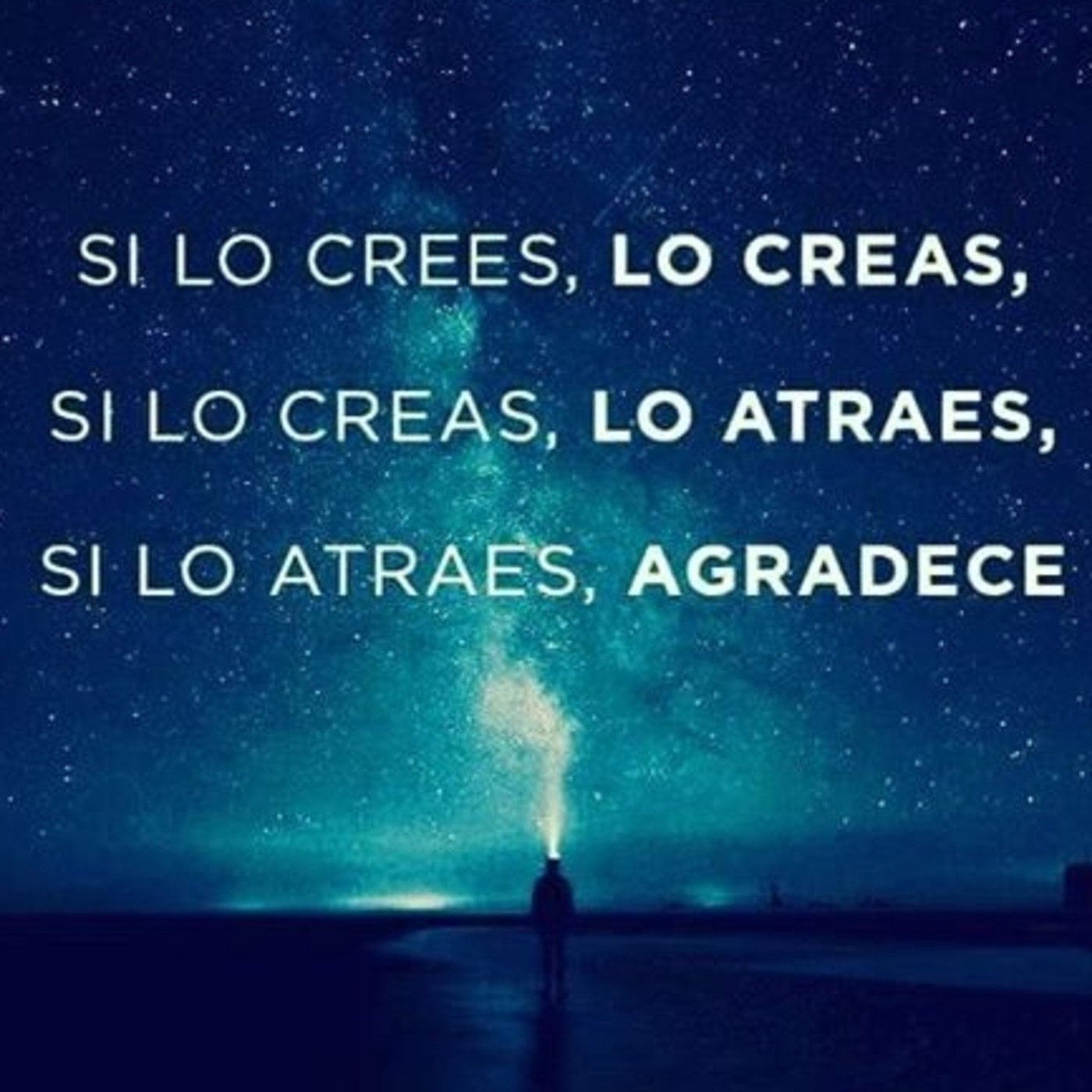 ♑️ 🤩 ツ on X: Si crees, lo creas. #hoy #respira #agradecida ❤🙂🙏   / X
