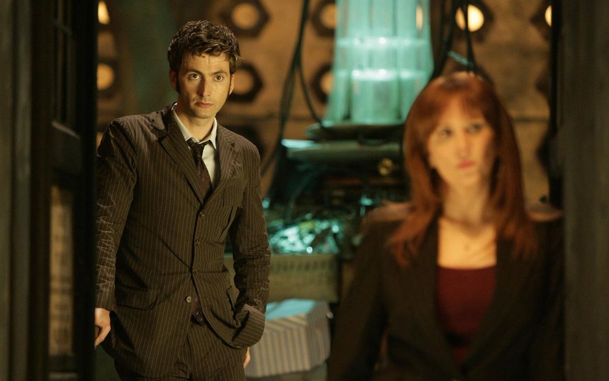 #DoctorWho from the start. Partners in Crime by Russell T. Davies.