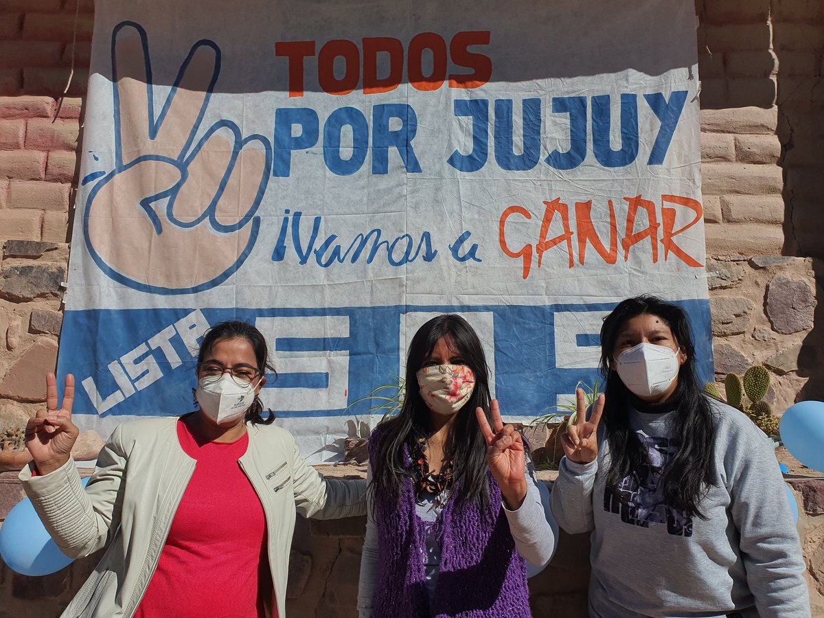 CarolinaMoises's tweet photo. En la Quebrada presentamos #Mujeres protagonistas, Carla Gerez candidata a Concejal de #Humahuaca Eva Diaz desde Abralaite, desde Caspala Laura Batallanos  #TodosxJujuy https://t.co/W7hw5jyIKM