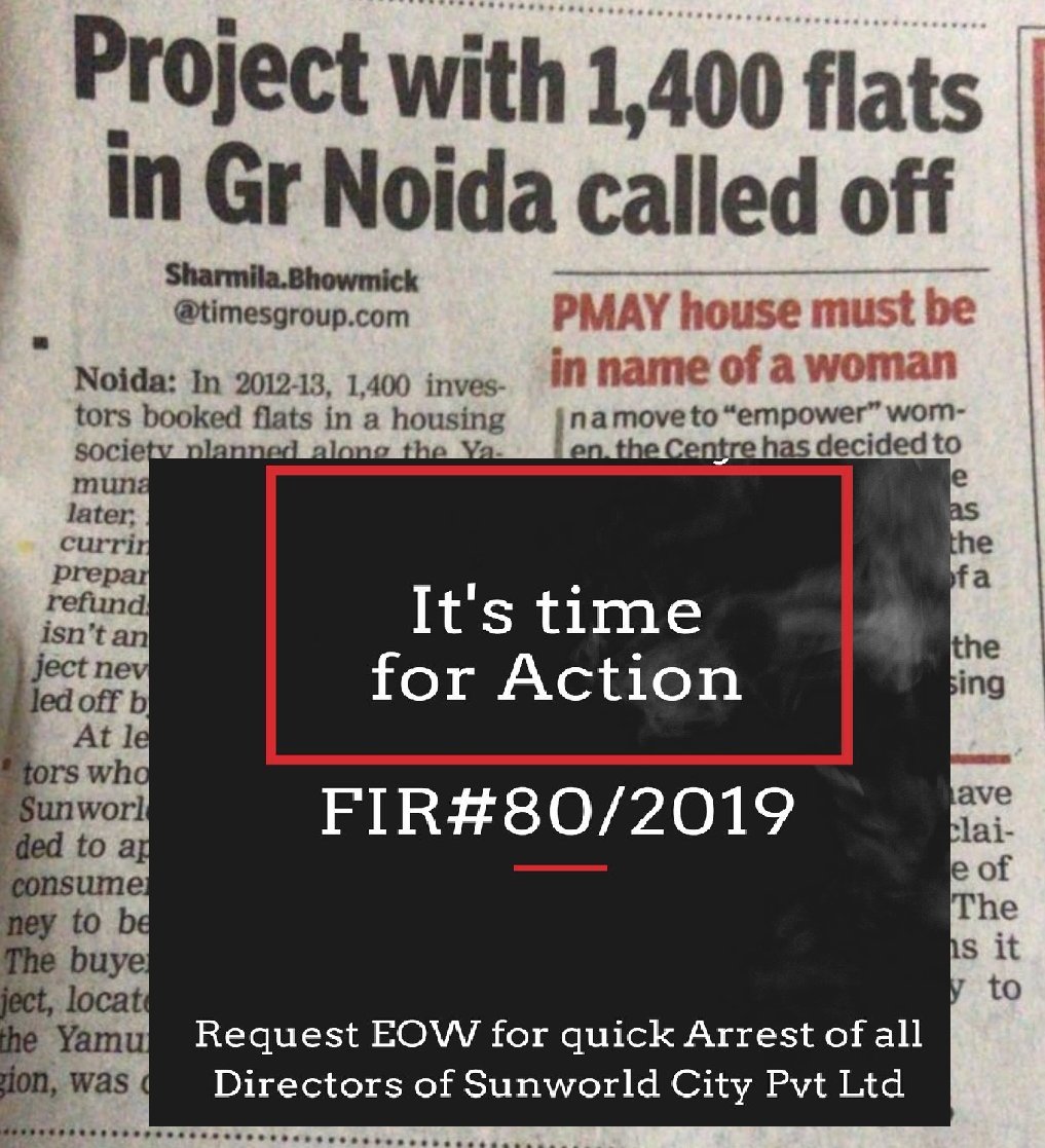Pranavk69495443's tweet photo. #sunworldscam #sunworldfraud वालों ने वंदिता के नाम से फ्लैट बनवाने के लिए करोडो रूपये जमा किये उसके बाद उस पैसे को कहींऔर लगा दिया। @EOWDelhi FIR 80/2019, हो रखी परंतू  अभि तक सभीको गिरफ्तार भी नही किया #DilKiPolice  #BharoseKiPolice @OfficialGNIDA @YamunaAuthority  
@CeoNoida https://t.co/RTG9S6HvWh