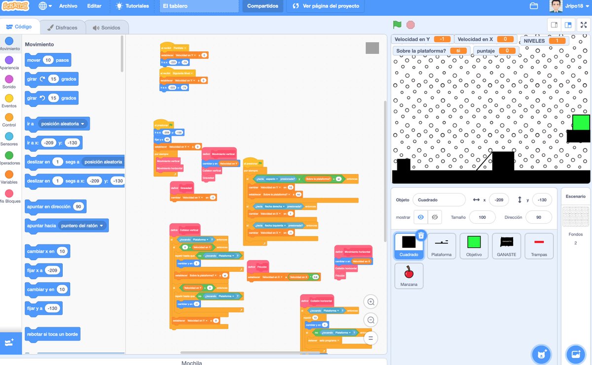 Jorge71091921's tweet photo. Por aquí os dejo un nuevo juego de JorgeRV, ya sabéis que cuando acabe algún juego de #Scratch lo pondré por aquí para que podáis verlo.
#ScratchCCs21 #JRVCCs21 #3ESOCCs21
https://t.co/Hk1hwUMNua https://t.co/MYAPSu5aog