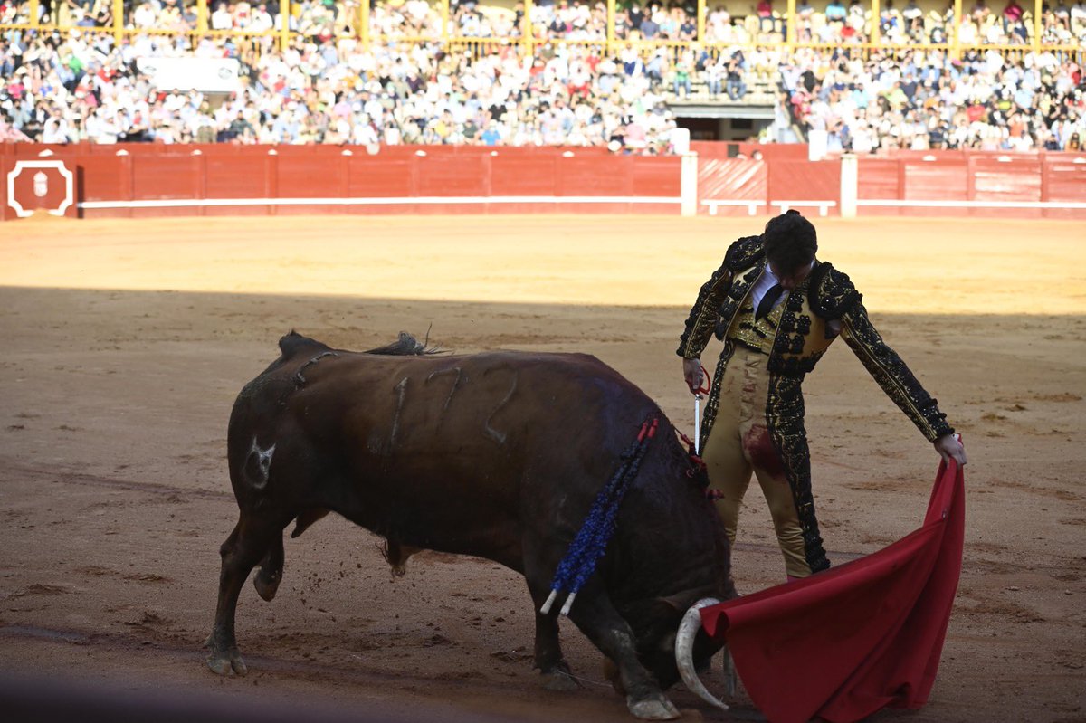AranjuezToros's tweet photo. Dos orejas para @InfoDanielLuque en el segundo de la tarde #Aranjuez https://t.co/9zINkMLVPc
