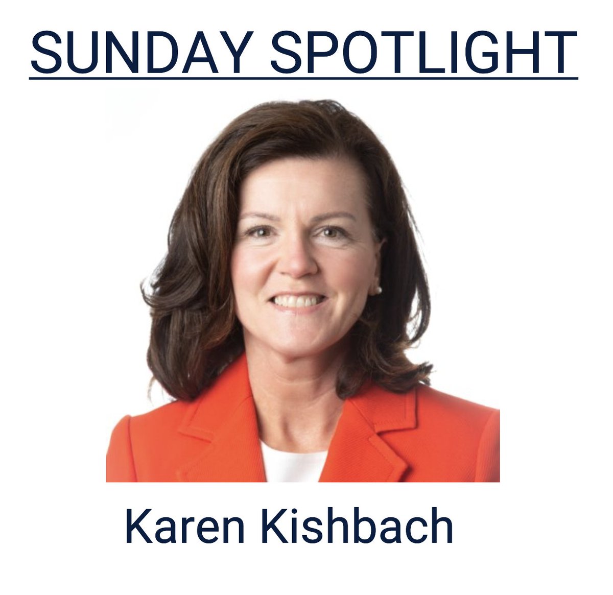 LeadershipCC's tweet photo. This week's Sunday Spotlight is Karen Kishbach, member of the LEADERSHIP class of 2021! #Elevatingleaders #Leadership https://t.co/TOMeZtEKU4
