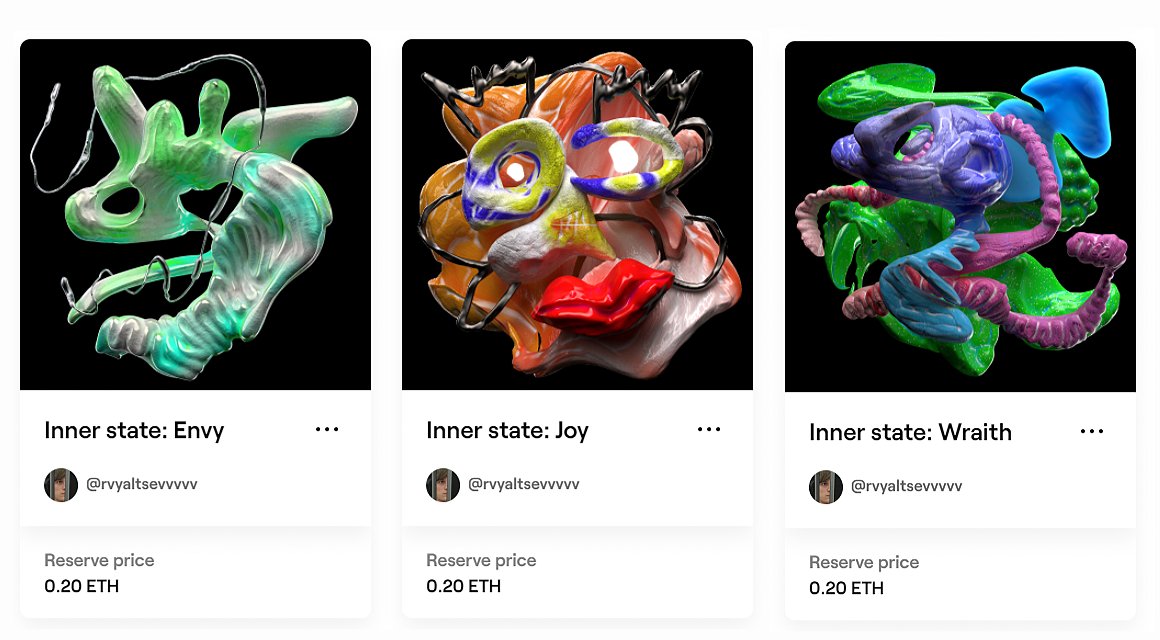 rvyaltsevvvvv's tweet image. My collection "Inner state" is up for sale at @withFND!
All 3 pieces are out there waiting for the right person to see it :)
Tell your family and neighbors and I will do the same for your artworks (true) 

#disartive_fair #Rassvet #Disartive_fair
#NFT #NFTART #DeFi #Cryptoart