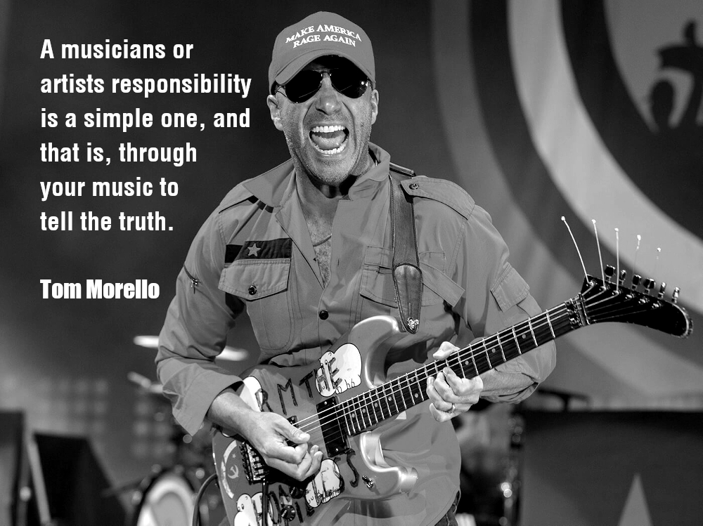 Hoy En El Rock On Twitter Tom Morello Quote Rock Hoyenelrock Tommorello Rageagainstthemachine Audioslave Streetsweepersocialclub Thenightwatchman Prophetsofrage Axisofjustice Https T Co 4gvjrrlk64 Twitter