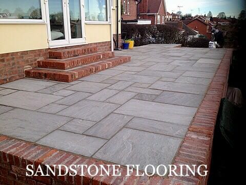 Sandstone flooring