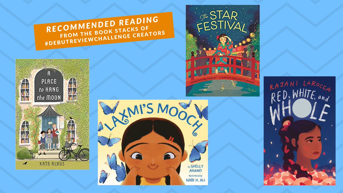 laura_renauld's tweet photo. Not only do they write, but #DebutReviewChallenge creators READ!
For your next #BookStack, books by @rajanilarocca @katealbu @maanandhshelly @nabihaiderali @bookthreader
#Kidlit #ToRead #AmReading #WritingCommnunity #LibraryRequest #NeedtoReview #PB #MG #PBChat #MGbookchat https://t.co/dditKIWAYF