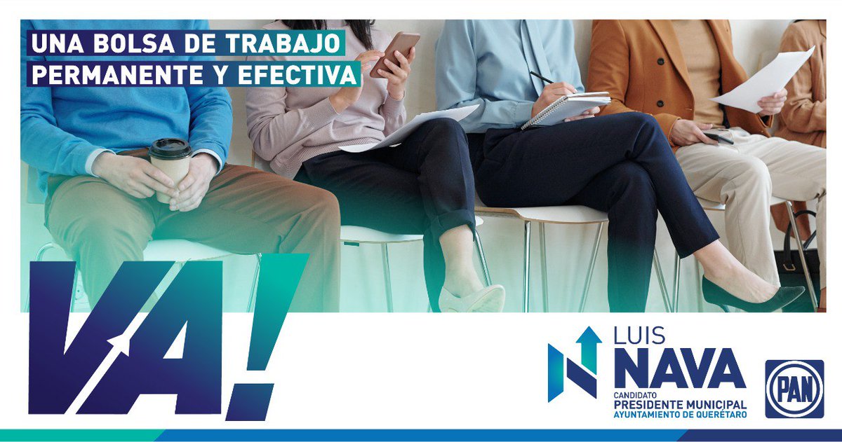 LuisBNava's tweet photo. Para recuperar los empleos que la pandemia se llevó, en #Querétaro vamos a crear una bolsa de trabajo permanente y efectiva, de la mano de cámaras empresariales, universidades y empresas. ¡Nadie va a quedar fuera! #VaContigoVaConTodo https://t.co/IpaKW7AmaU