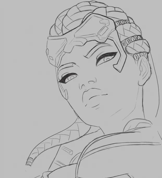 giving her a new hairstyle 