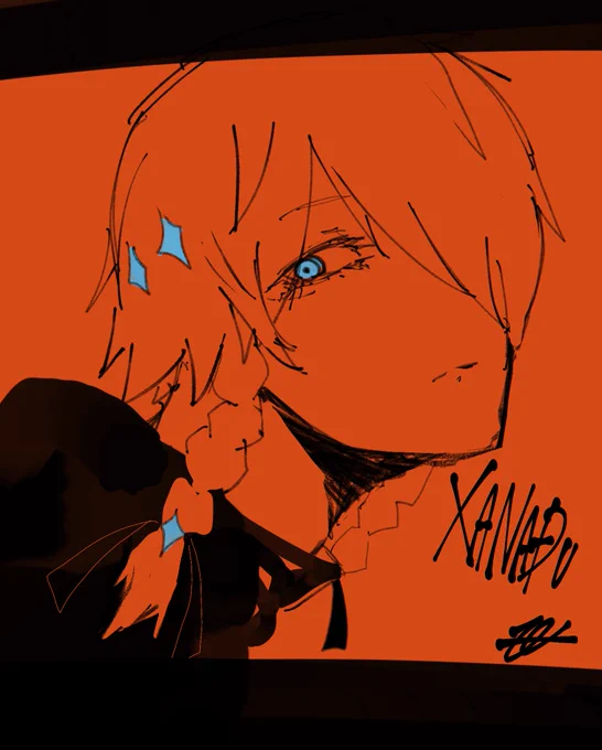 #今月描いた絵を晒そう
うす 