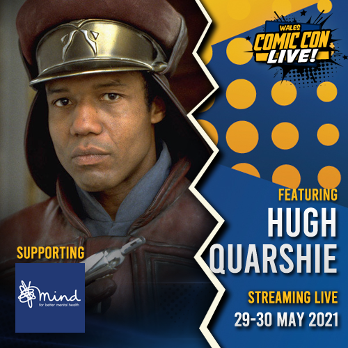 walescomiccon's tweet photo. A surprise last minute announcement as the wonderful @HughQuarshie will be joining our #StarWars panel going live shortly! #WCCLIVE 🚀

Be sure to subscribe to the channel and tune in: https://t.co/8E2ebRnFHY https://t.co/Kpawucloab