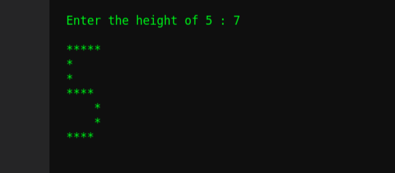 msgeekytaurus's tweet image. Day 57: Daily-Pattern Challenge
#100daysOfCode #WomenWhoCode #womenintech
Build your looping logic with this fun challenge by solving this pattern with your preferable languages👍

Today&apos;s Pattern👇 Number #5
